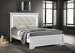 B396 White Led Bed Frame - Furniture Bros & Mattress (Bolingbrook, IL)