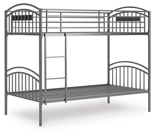 Lanceburg Bunk Bed with Ladder - Furniture Bros & Mattress (Bolingbrook, IL)