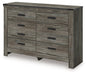 Frandern Dresser and Mirror - Furniture Bros & Mattress (Bolingbrook, IL)