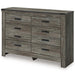 Frandern Dresser and Mirror - Furniture Bros & Mattress (Bolingbrook, IL)