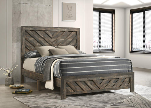 B500 Antique Brown Bed - Furniture Bros & Mattress (Bolingbrook, IL)