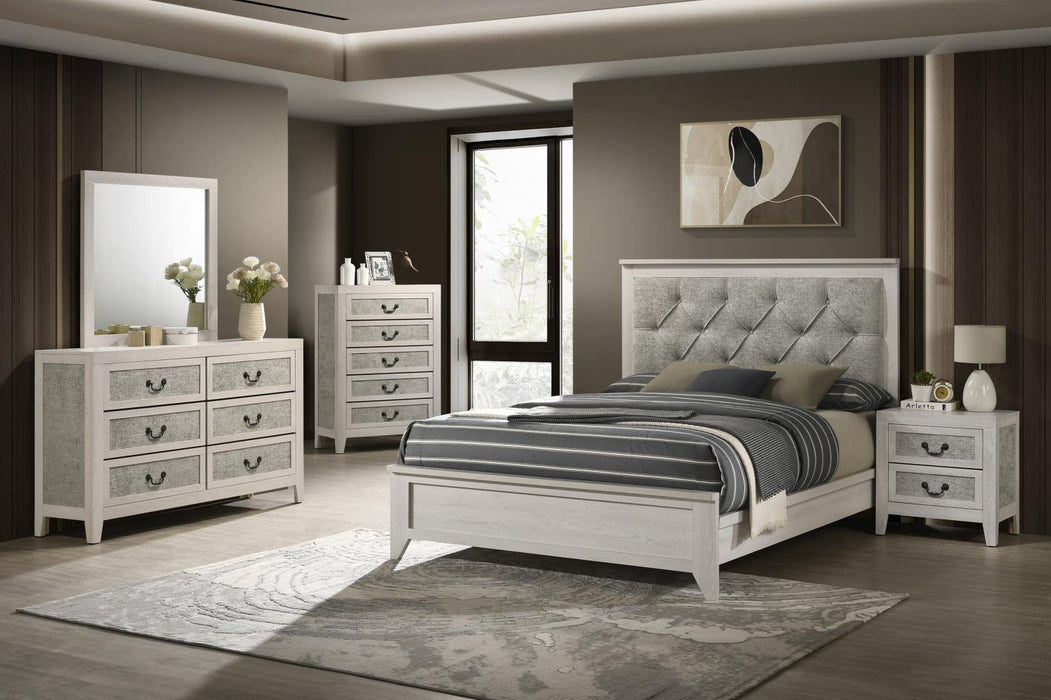 Queen Bed Frame - Dresser - Mirror - Chest - Nightstand