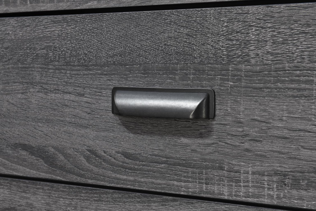 B519 Dark Gray Bed