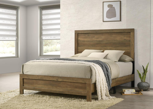 B526 Knotty Oak Bed - Furniture Bros & Mattress (Bolingbrook, IL)