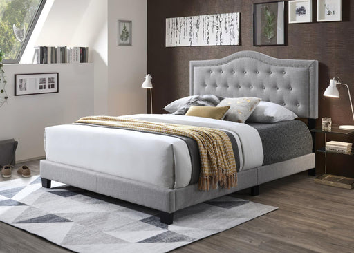 B601 Light Gray Bed - Furniture Bros & Mattress (Bolingbrook, IL)