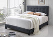 B605 Charcoal Bed - Furniture Bros & Mattress (Bolingbrook, IL)