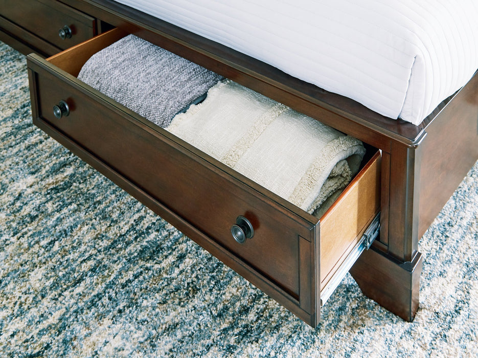 Trellington Sleigh Storage Bed - Furniture Bros & Mattress (Bolingbrook, IL)