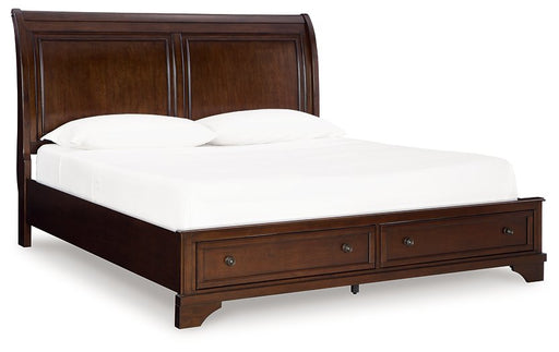 Trellington Sleigh Storage Bed - Furniture Bros & Mattress (Bolingbrook, IL)