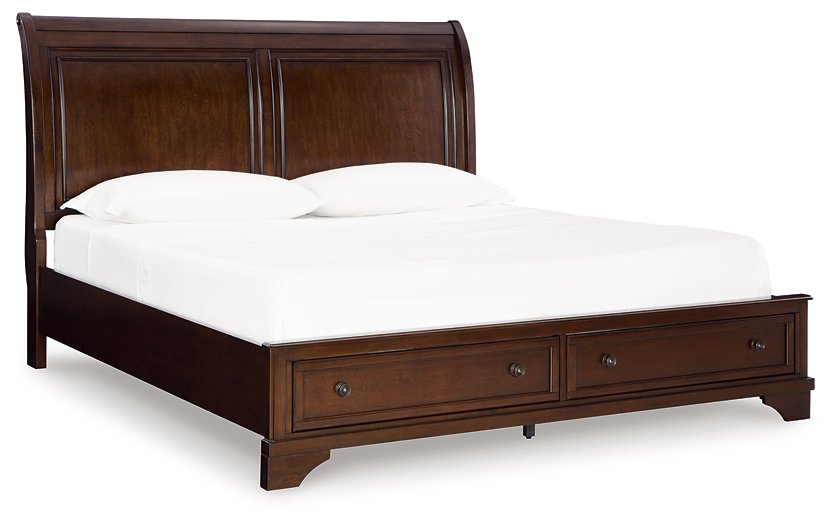 Trellington Sleigh Storage Bed - Furniture Bros & Mattress (Bolingbrook, IL)