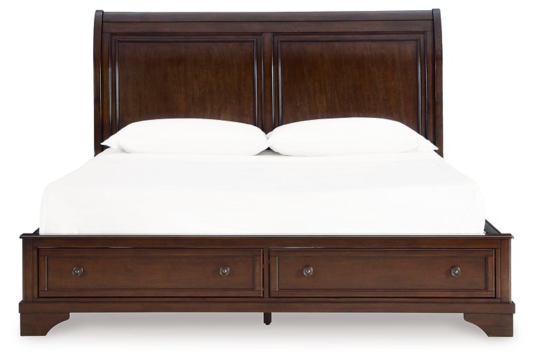 Trellington Sleigh Storage Bed - Furniture Bros & Mattress (Bolingbrook, IL)