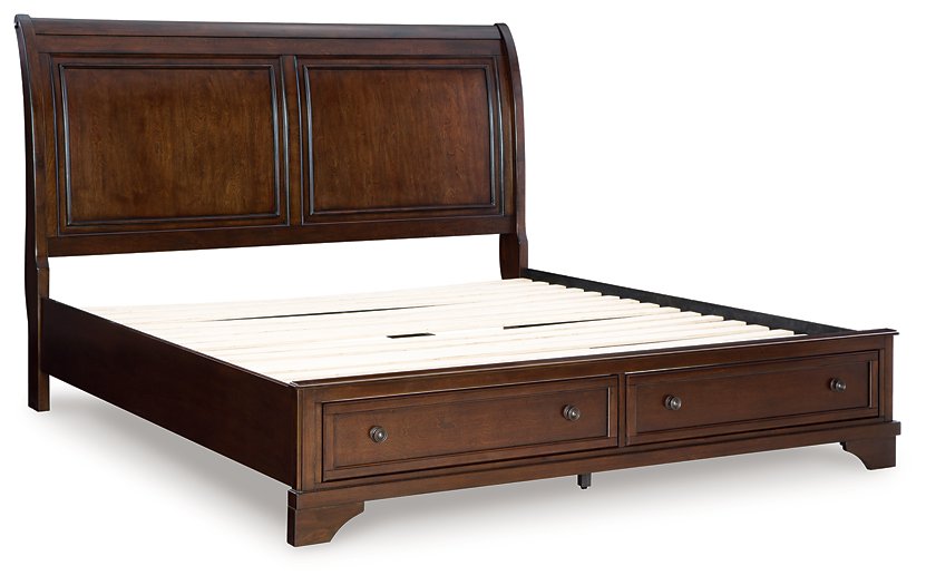 Trellington Sleigh Storage Bed - Furniture Bros & Mattress (Bolingbrook, IL)