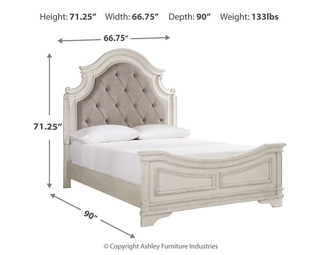 Realyn Upholstered Bed - Furniture Bros & Mattress (Bolingbrook, IL)