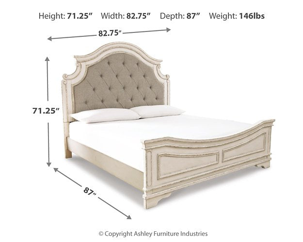 Realyn Upholstered Bed - Furniture Bros & Mattress (Bolingbrook, IL)