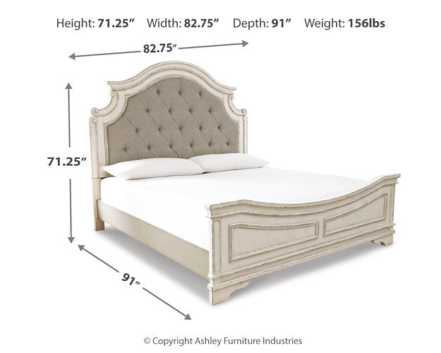 Realyn Upholstered Bed - Furniture Bros & Mattress (Bolingbrook, IL)