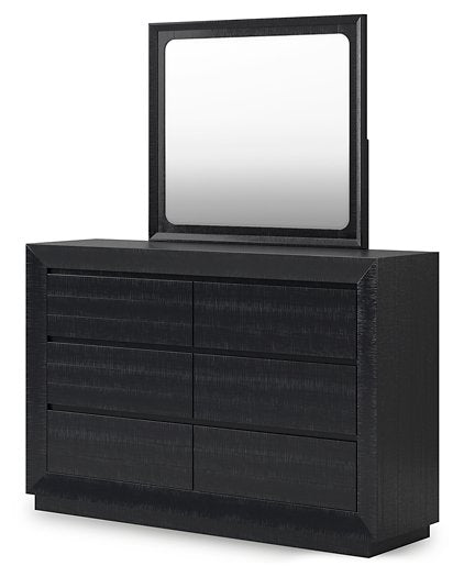 Londer Dresser and Mirror - Furniture Bros & Mattress (Bolingbrook, IL)