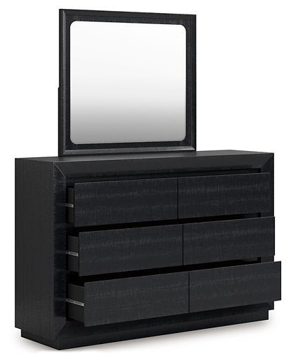Londer Dresser and Mirror - Furniture Bros & Mattress (Bolingbrook, IL)
