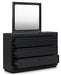 Londer Dresser and Mirror - Furniture Bros & Mattress (Bolingbrook, IL)