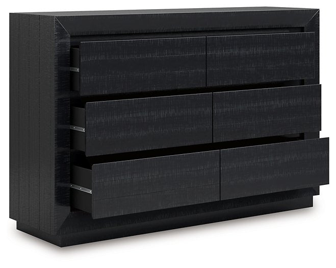 Londer Dresser and Mirror - Furniture Bros & Mattress (Bolingbrook, IL)