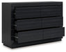 Londer Dresser and Mirror - Furniture Bros & Mattress (Bolingbrook, IL)