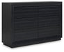 Londer Dresser and Mirror - Furniture Bros & Mattress (Bolingbrook, IL)