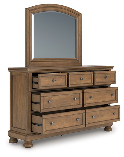 Feddinger Dresser and Mirror - Furniture Bros & Mattress (Bolingbrook, IL)