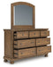 Feddinger Dresser and Mirror - Furniture Bros & Mattress (Bolingbrook, IL)