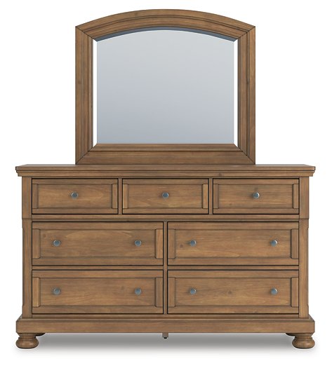 Feddinger Dresser and Mirror - Furniture Bros & Mattress (Bolingbrook, IL)