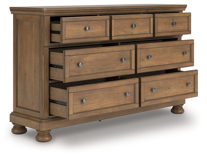 Feddinger Dresser and Mirror - Furniture Bros & Mattress (Bolingbrook, IL)