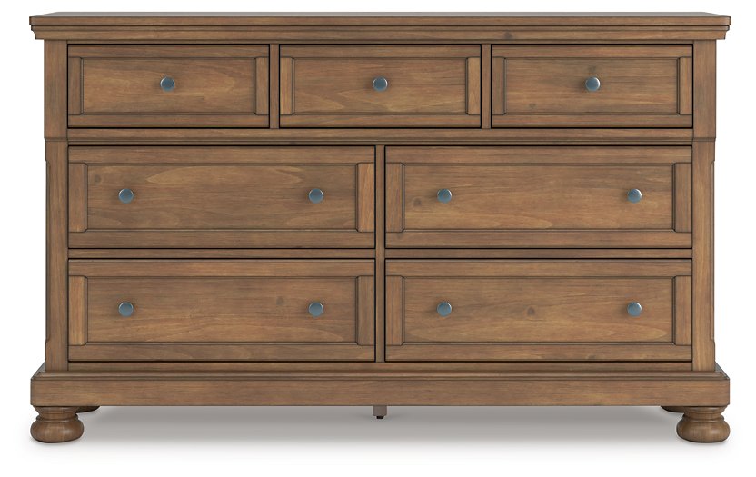 Feddinger Dresser and Mirror - Furniture Bros & Mattress (Bolingbrook, IL)