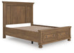 Feddinger Panel Storage Bed - Furniture Bros & Mattress (Bolingbrook, IL)