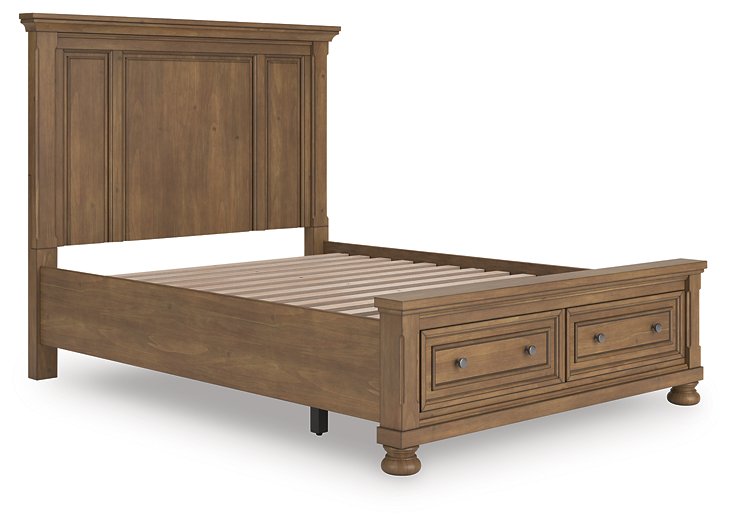 Feddinger Panel Storage Bed - Furniture Bros & Mattress (Bolingbrook, IL)