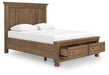 Feddinger Panel Storage Bed - Furniture Bros & Mattress (Bolingbrook, IL)