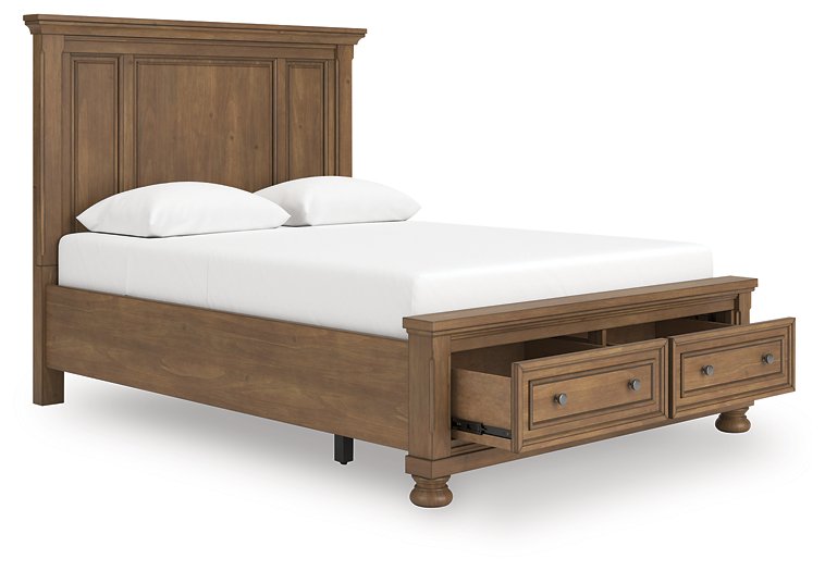 Feddinger Panel Storage Bed - Furniture Bros & Mattress (Bolingbrook, IL)