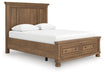 Feddinger Panel Storage Bed - Furniture Bros & Mattress (Bolingbrook, IL)