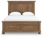 Feddinger Panel Storage Bed - Furniture Bros & Mattress (Bolingbrook, IL)