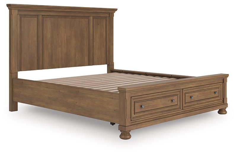 Feddinger Panel Storage Bed - Furniture Bros & Mattress (Bolingbrook, IL)