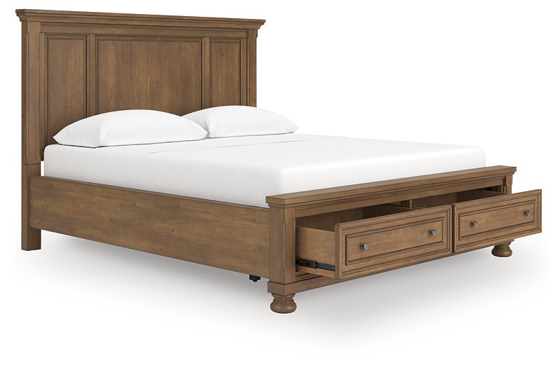 Feddinger Panel Storage Bed - Furniture Bros & Mattress (Bolingbrook, IL)