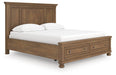 Feddinger Panel Storage Bed - Furniture Bros & Mattress (Bolingbrook, IL)