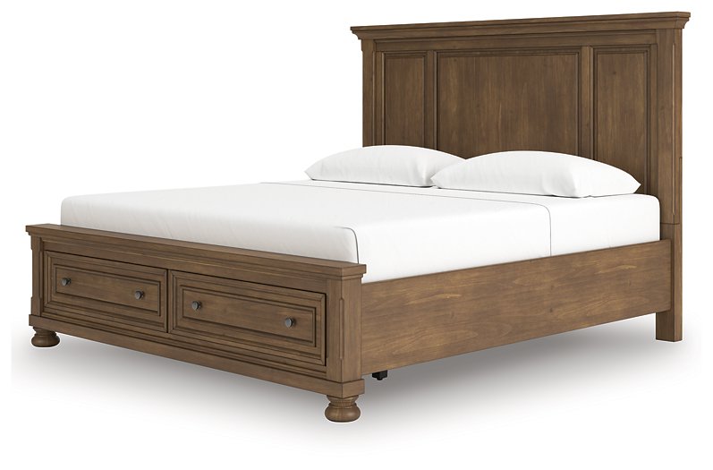 Feddinger Panel Storage Bed - Furniture Bros & Mattress (Bolingbrook, IL)