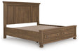 Feddinger Panel Storage Bed - Furniture Bros & Mattress (Bolingbrook, IL)