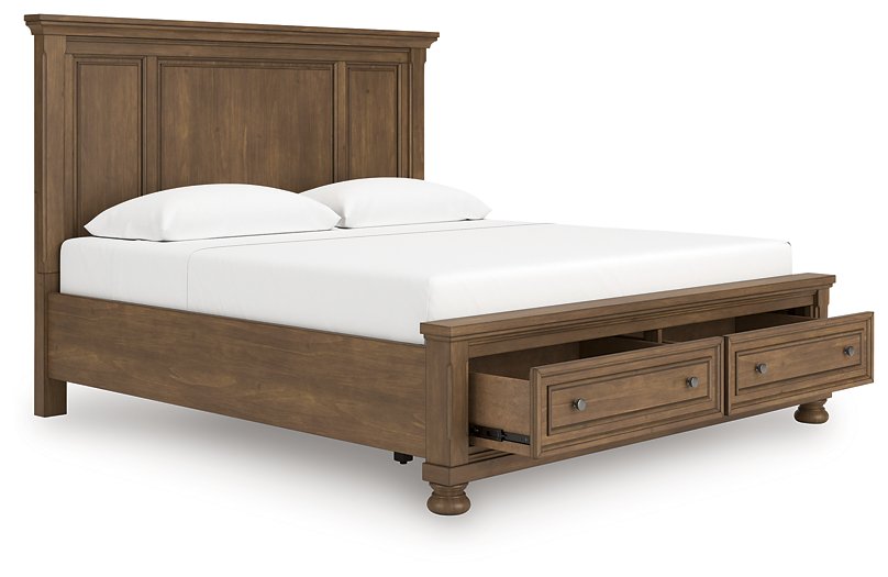 Feddinger Panel Storage Bed - Furniture Bros & Mattress (Bolingbrook, IL)