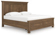 Feddinger Panel Storage Bed - Furniture Bros & Mattress (Bolingbrook, IL)