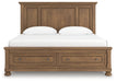 Feddinger Panel Storage Bed - Furniture Bros & Mattress (Bolingbrook, IL)