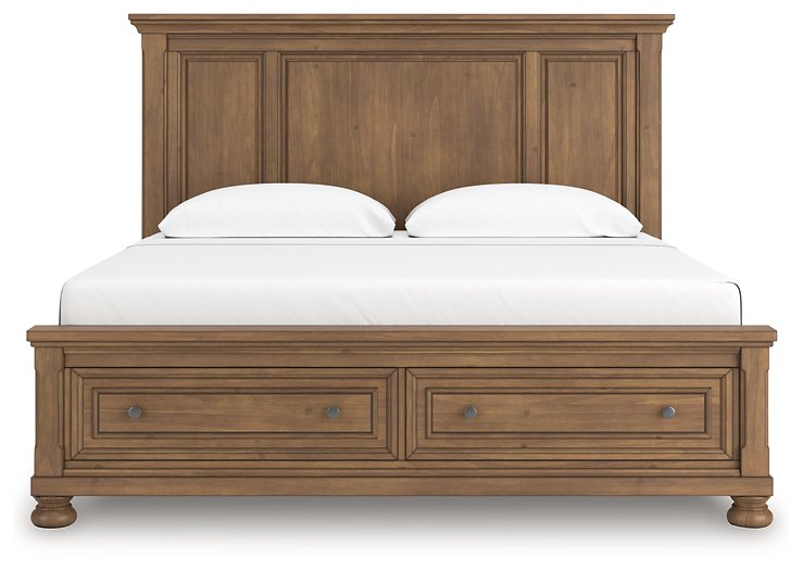 Feddinger Panel Storage Bed - Furniture Bros & Mattress (Bolingbrook, IL)