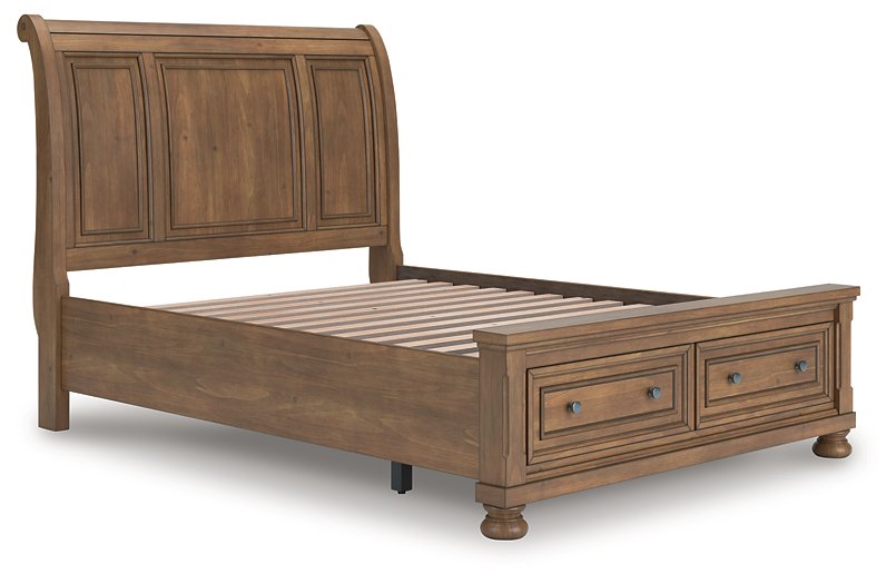 Feddinger Panel Storage Bed - Furniture Bros & Mattress (Bolingbrook, IL)
