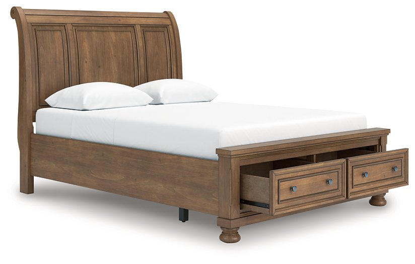 Feddinger Panel Storage Bed - Furniture Bros & Mattress (Bolingbrook, IL)