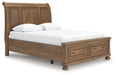 Feddinger Panel Storage Bed - Furniture Bros & Mattress (Bolingbrook, IL)