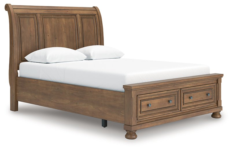Feddinger Panel Storage Bed - Furniture Bros & Mattress (Bolingbrook, IL)