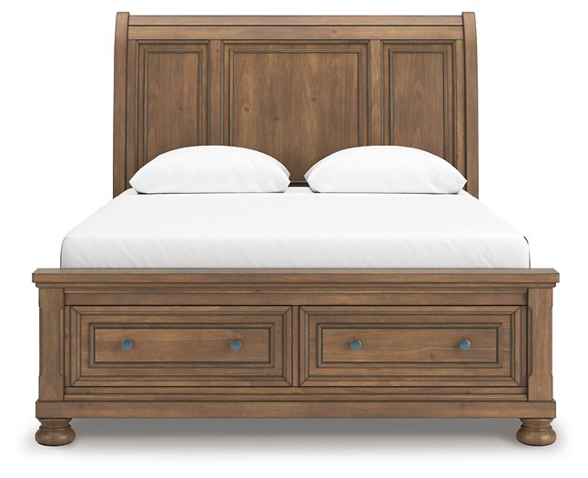 Feddinger Panel Storage Bed - Furniture Bros & Mattress (Bolingbrook, IL)