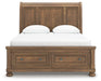 Feddinger Panel Storage Bed - Furniture Bros & Mattress (Bolingbrook, IL)